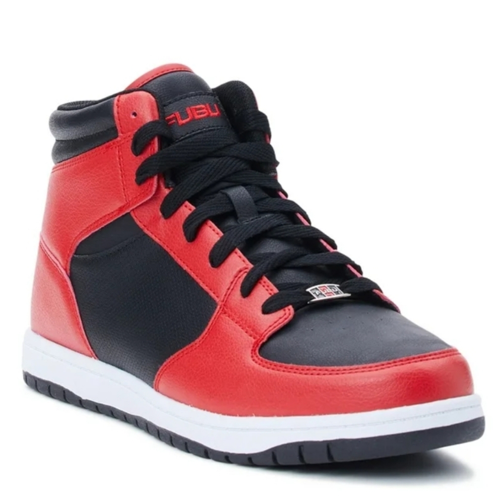 FUBU Men's Heritage Basketball High-Top Sneakers,size 12